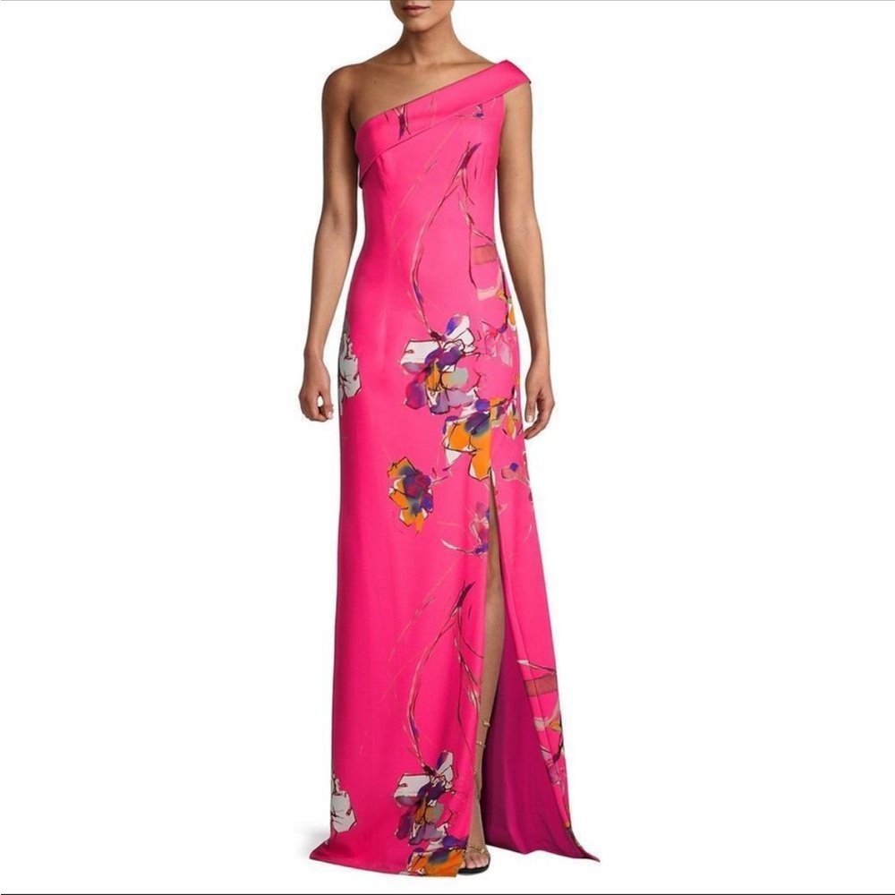Black Halo Dolan Floral Gown